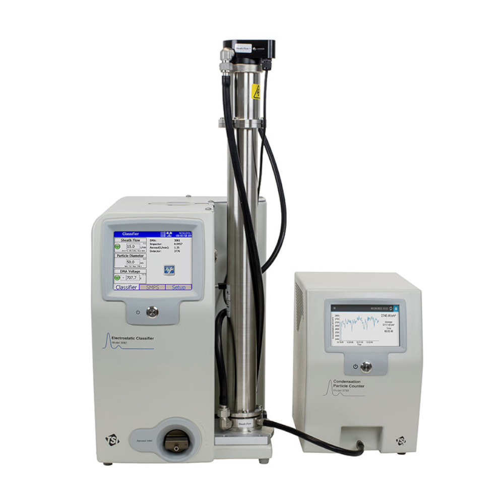 TSI Scanning Mobility Particle Sizer 3938 with electrostatic classifier column and condensation particle counter